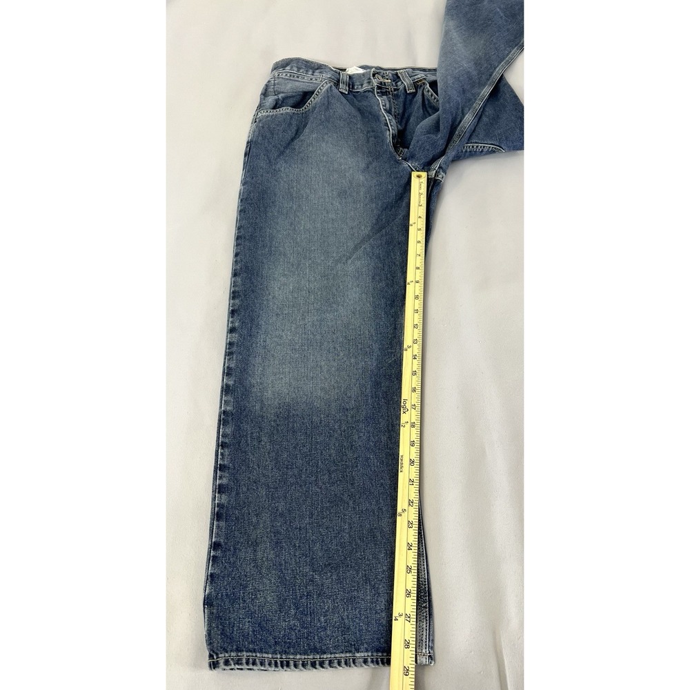 VTG Gap Worker Jean‎ Men's Light Wash Denim Work Wear  Pants 34x30 (32x29) Y2K - Picture 2 of 14